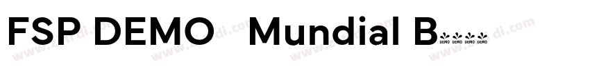 FSP DEMO   Mundial B字体转换